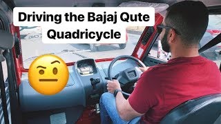 2019 Bajaj Qute Quadricycle Drive Review Hindi  English [upl. by Enar353]