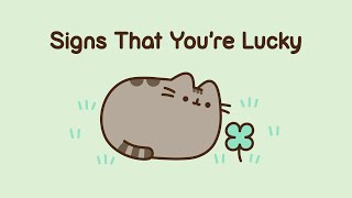 Pusheen Signs That Youre Lucky [upl. by Ellehcirt445]