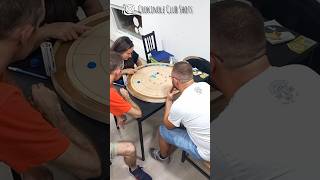 Semidouble practicing crokinole shorts flick club practice [upl. by Wallis810]