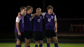 Dixon soccer wins on PKs to take control of Big Northern Conference [upl. by Gariepy]