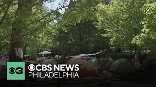 Day 9 of proPalestinian encampment at University of Pennsylvania [upl. by Morgun]