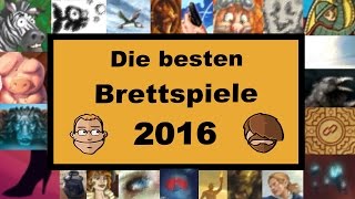 Die besten Brettspiele 2016  Unsere Top 3 nach Kategorie [upl. by Maleki]