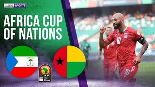 Equatorial Guinea vs GuineaBissau  AFCON 2023 HIGHLIGHTS  01182024  beIN SPORTS USA [upl. by Tsirc]