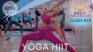 60Min FullBody Yoga HIIT Flow Tone and Stretch Your Way to Wellness  DailyYogaBliss Flow 24 [upl. by Gala166]