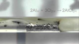 Reaction of Chlorine with Aluminium [upl. by Hollie561]