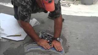 Installing a Mosaic Tile Design [upl. by Launce]