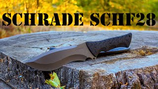 Schrade SCHF28 Knife Review [upl. by Livvie224]