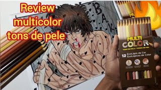 Review Multicolor Tons de Pele Desenhando Baki Erik Leandro [upl. by Helmut]