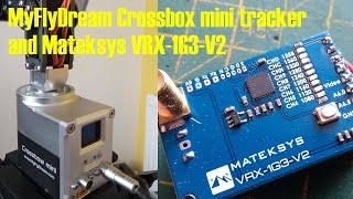 MyFlyDream Crossbow mini antenna tracker and Mateksys 13Ghz receiver  test flight XUAV Mini Talon [upl. by Nnyre738]