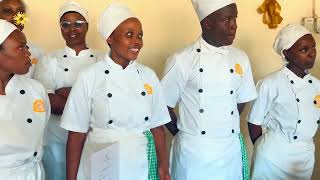 Esthers Aid School of Culinary Arts Rwanda  Students Final Practical Exam [upl. by Bardo]