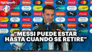 quotES PARA ESTAR ORGULLOSOSquot SCALONI EN CONFERENCIA EL LEGADO DE DI MARÍA EL RIVAL EN LA FINAL Y MÁS [upl. by Rip]