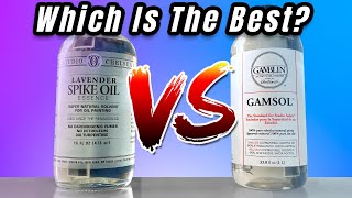 Gamblin Gamsol VS Chelsea Lavender Spike Oil  The Real Facts [upl. by Dhumma]