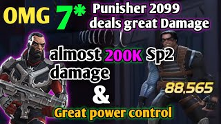 7 Rank 2 Punisher 2099 Deals great damage MCOC [upl. by Harraf936]