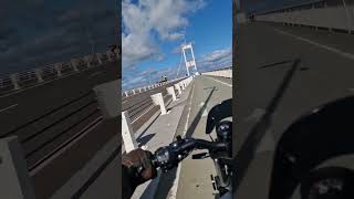 How ride across the Old Severn Bridge legally with L plates on your motorcycle [upl. by Shaya]