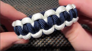 Easy TwoTone Paracord Bracelet Tutorial [upl. by Yasmine879]