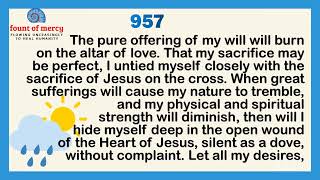 Faustina Daily Diary 957 Jesus Speaks Through Priest [upl. by Schaaff]