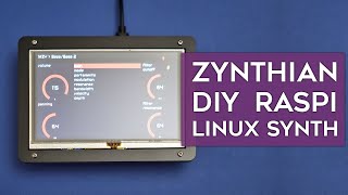 Zynthian  DIY Linux Raspberry PI synthesizer setup tutorial and sound demo [upl. by Idnahk]