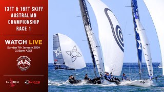 13ft and 16ft Skiff Nationals RACE 1 [upl. by Orelee]