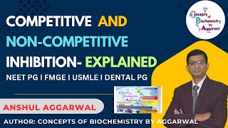 Competitive and NonCompetitive Inhibition Explained Hindi NEETPG FMGE USMLE DENTAL PG [upl. by Utir]