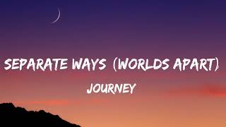 Journey  Separate Ways Worlds apart Lyrics from Stranger Things Season 4 Netflix [upl. by Robison]