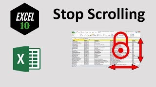 How To Lock Screen To Prevent Scrolling In Excel Worksheet [upl. by Abbotsen282]