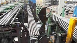 Automatic steel tube bundle making line [upl. by Leksehcey152]