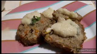 POLPETTONE CON FOGLIE DI SCARTO DEI CARCIOFI ricetta di riciclo senza uova [upl. by Owades883]