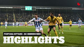 ⚔️ Een laat gelijkspel in Sittard  Highlights Fortuna Sittard  sc Heerenveen [upl. by Yrffoeg]