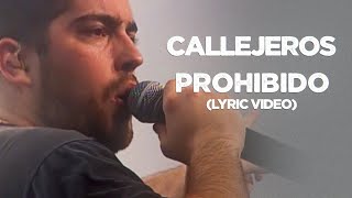 Callejeros  Prohibido Lyric [upl. by Aihseyn]