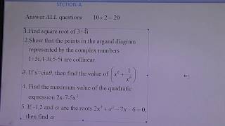 MATHEMATICSA MODEL PAPERS [upl. by Carrelli]