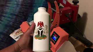 Sublimation on a water bottle [upl. by Nivrac]