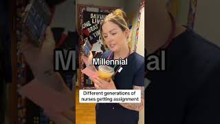 RN nurse generationsofnurses millennial genz nursesoftiktok nurselifern [upl. by Brandyn]