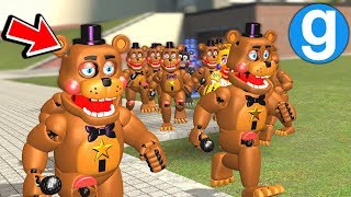 New FNAF 6 Rockstars Assemble Chasing NPCs Garrys Mod Sandbox Five Nights at Freddys [upl. by Htezil]