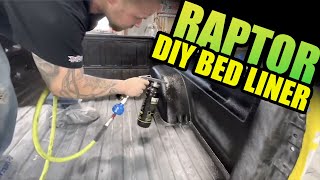 Chevy OBS Raptor Bed Liner DIY [upl. by Wampler]