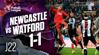 Highlights amp Goals  Newcastle vs Watford 11  Premier League  Telemundo Deportes [upl. by Rehptosirhc]