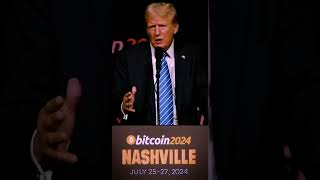 TRUMP ON BITCOIN CONFERENCE CRYPTO SPEECH [upl. by Ydnes]