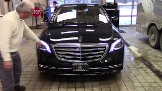 2018 MercedesBenz S450 4Matic  Emerald Green  Demo and Tour with Art [upl. by Neitsirhc418]