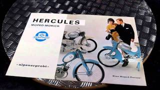 Hercules MopedMokick Eine MopedParade 1965 221 T quotSaxonettequot 219 A 220 PL 220 KF 220 KF 4 [upl. by Kory]