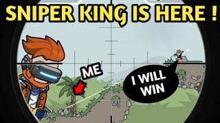 SNIPER KING IS BACK 🔥 AGAIN IN MINI MILITIA [upl. by Ainegue459]