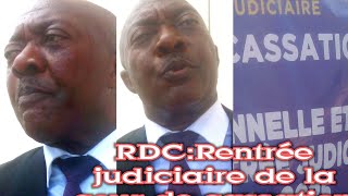 Rentrée judiciaire cour de cassation  Procureur et Magistrat de carrière KAMUNGA MBUYI réagit [upl. by Heater]