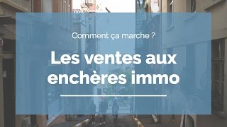 Ventes aux enchères immobilières  comment ça marche [upl. by Fulviah790]