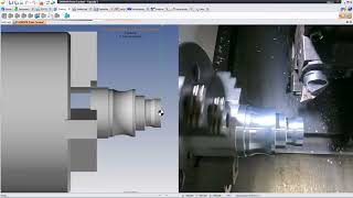 TopSolid’Cam Machining PrimeTurning™ with SANDVIK Coromant tools [upl. by Anawqahs]