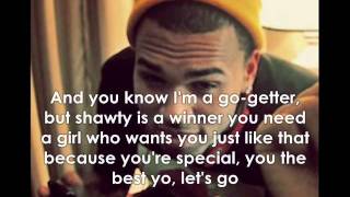 Chris Brown  The Best Yo WLyrics [upl. by Paff]