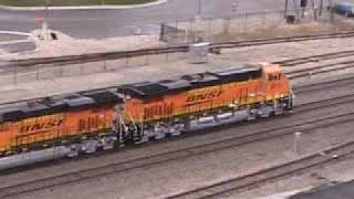 BNSF ES44C4s at KC Union Station [upl. by Hewitt]