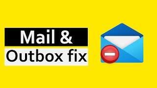 How to fix stuck Emails and other problems inside the Windows Mail App outbox folder Windows 11 [upl. by Nylde420]