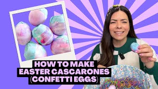 How to level up your Easter egg hunt with diy cascarones easter cascarones howto [upl. by Ahcsap376]