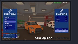 Unturned Plugins  CarShop UI 20 [upl. by Gerianna518]