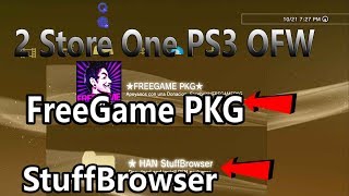 FreeGane PKG amp HAN StuffBrowser 2 Store On HAN EXPLOIT PS3 LIVE STREAM [upl. by Musetta]