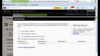 Forward Godaddy domain to Ipage Web Hosting [upl. by Llehcar]