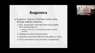 Galton Eugenics and Comparative Psychology A Historical Perspective [upl. by Nelav]